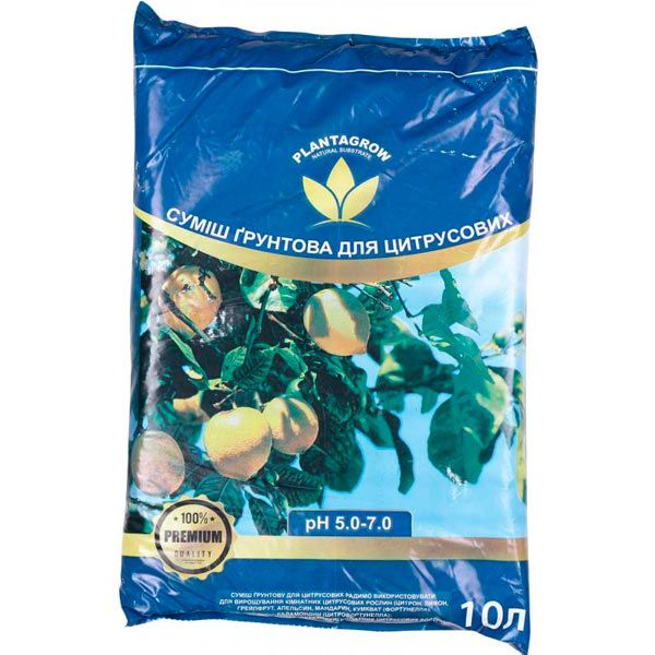 Грунтосмесь PLANTAGROW для цитрусовых 10 л