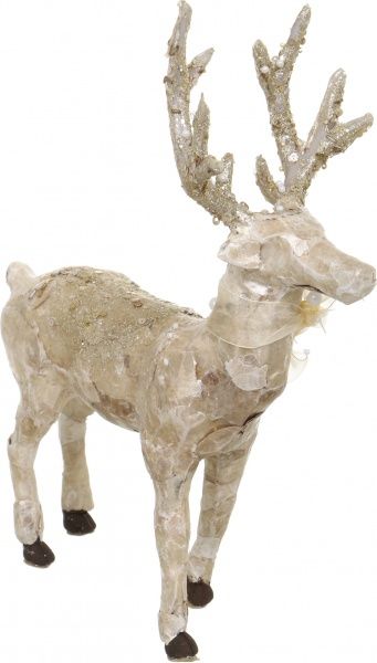 Декоративная фигура Олень с блестками EPIC004 36 см 