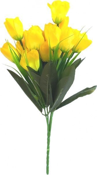 Букет із тюльпанів декоративних штучних 7265 Квіти від королеви
