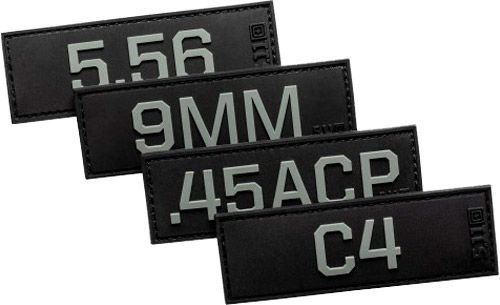 Нашивка 5.11 Tactical Master Series Patch Black 81724-019