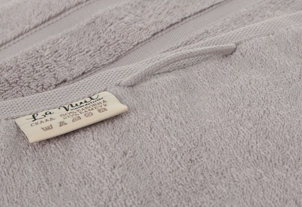 Рушник махровий Bamboo 50x90 см сірий La Nuit 