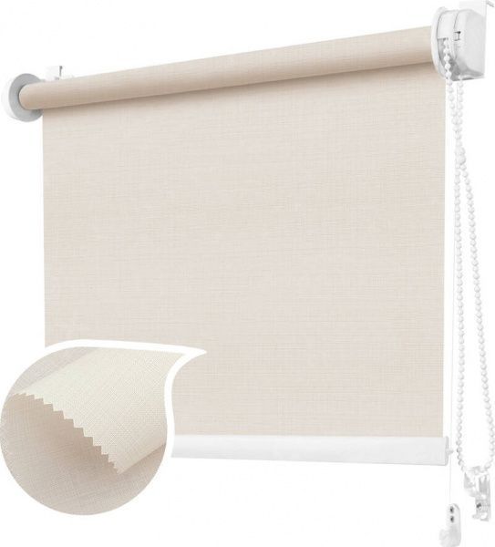 Ролета міні Rollotex струна Linen Look 2 39x150 см кремова 
