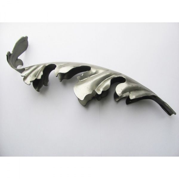 Декоративний елемент Гілка 280х50 мм срібляста