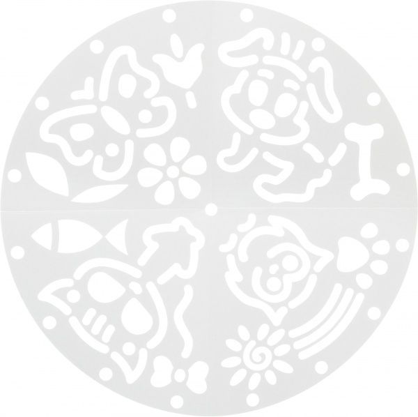 Трафарет Рисуем на асфальте для мальчиков  55 мм Ranok-Creative