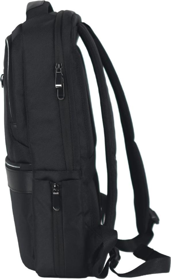 Рюкзак черний, полиэстэр 45x31x13см