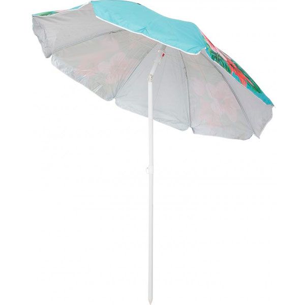 Зонт пляжный Indigo Цветы бирюзовый 2 м