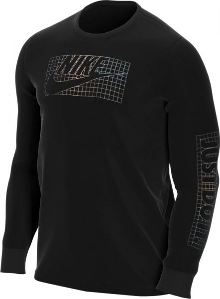 Футболка Nike M NSW LS TEE FUTURA FOIL CZ4708-010 L чорний