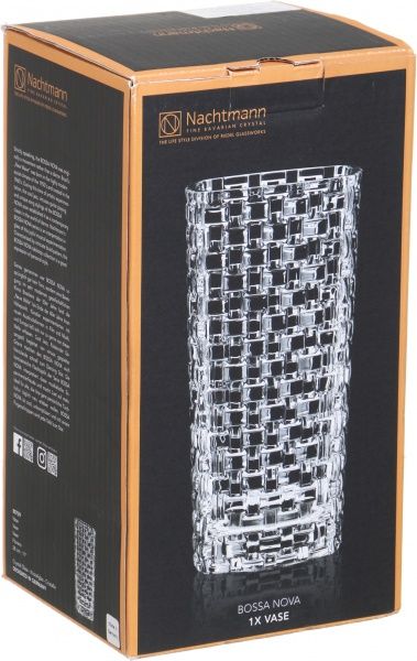 Ваза стеклянная прозрачная Bossa Nova IVV