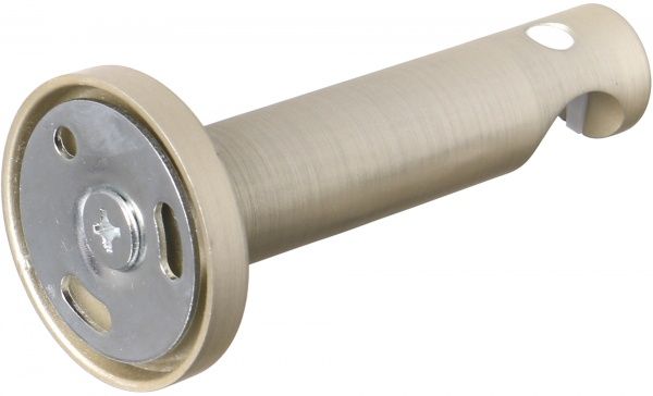 Тримач для карниза Gardinia Kira одинарний набірний d19 мм шампань 1 шт. 