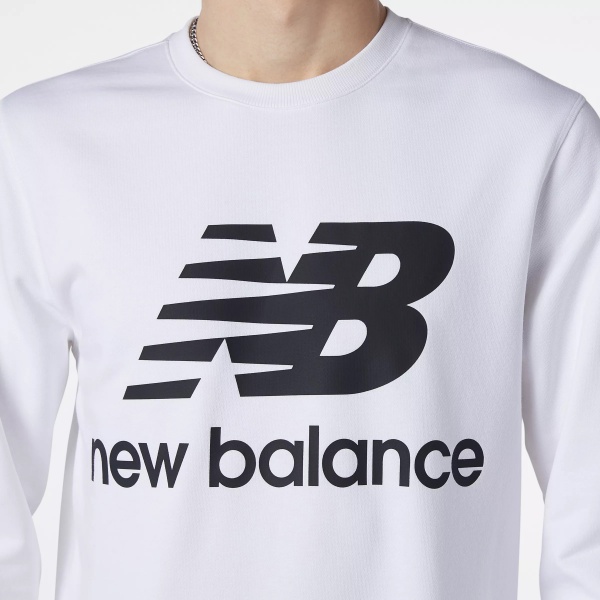 Свитшот New Balance MT03560WT р. S белый