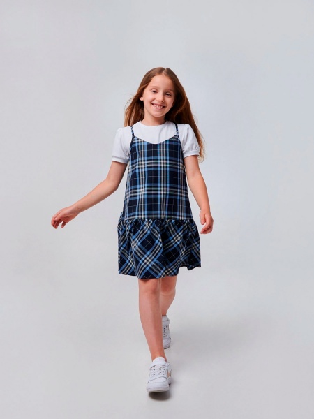 Сарафан Smil р.134 синий 120362 