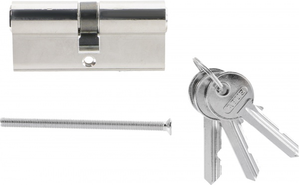 Цилиндр Abus E45 35x35 ключ-ключ 70 мм матовый никель 2240631737014