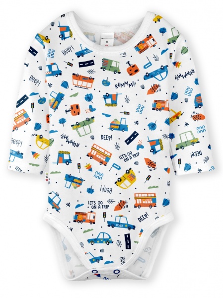 Боди для мальчика Софія Автомобили р.80 белый 451380 