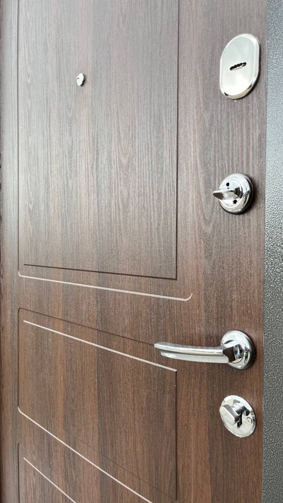 Двері вхідні Tarimus Аляска срібло венге (860L) венге 2050х860 мм ліві