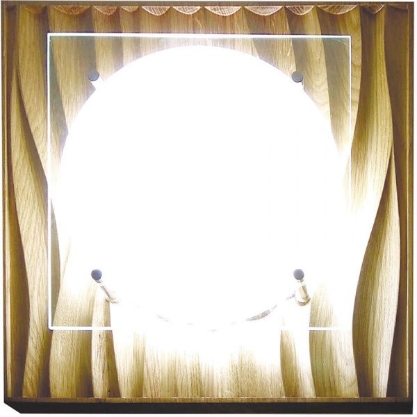 Світильник стельовий Декора НББ 32300 3D LED 24 Вт дуб 