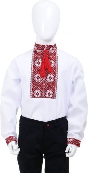 Вишиванка для хлопчиків Сварга Красунчик р.140-146 червоно-чорний 