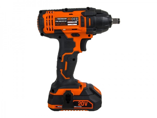 Гайковерт ударний акумуляторний Tekhmann TIW-300/I20 KIT 848398