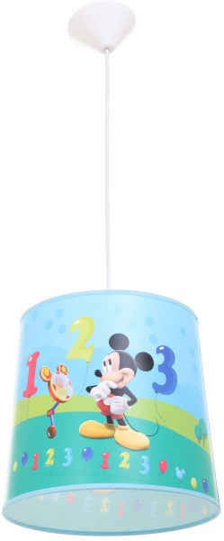 Світильник підвісний Corep Mickey 1x60 Вт E27 блакитний 
