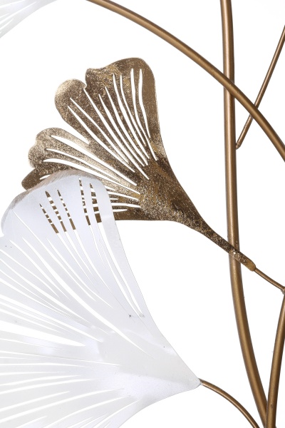 Декор настенный Clover 58,4x104,8 см бело-золотистый 