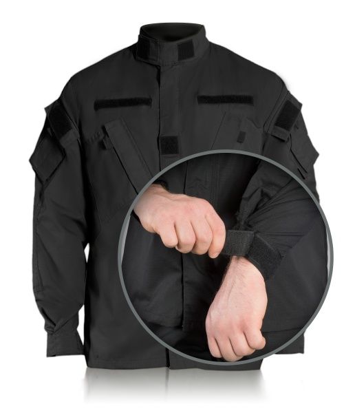 Костюм Торнадо «КОМБАТ» черный на молнии XL