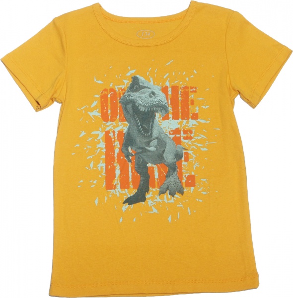 Футболка для мальчика 076-1006 р.140 желтый 