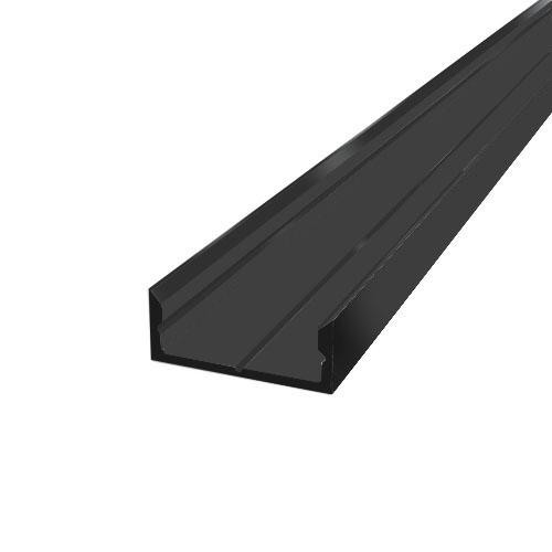 LED-профіль АЛЮПРО комплект ПАС-3152 Z306/AН чорний + матова лінза 