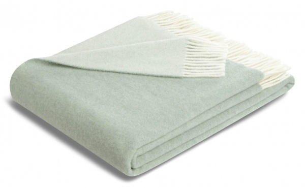 Плед Green-Ecru 130x170 см светло-зеленый Biederlack 