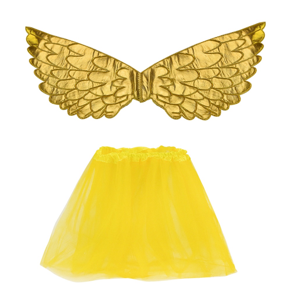 Набір карнавальний Shantou Крила + спідниця р.98 жовтий E16717