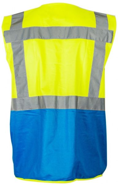 Жилет сигнальний Sizam Coventry р. XXL зріст універсальний 30154 жовтий із блакитним