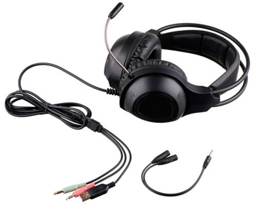 Гарнітура 2E Gaming LED 2E-HG310B black 