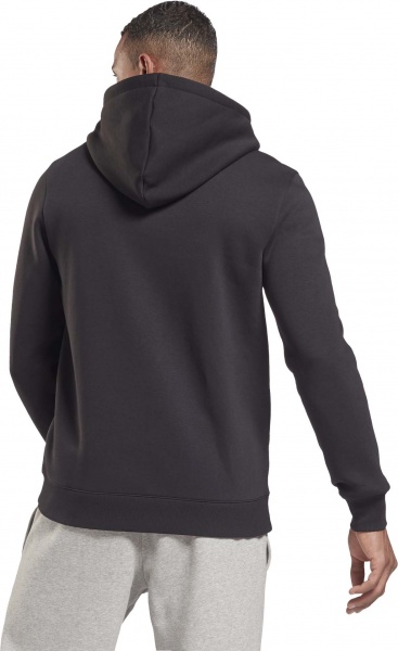 Джемпер Reebok RI FLEECE FZ HOODIE GR9206 р. 54 чорний