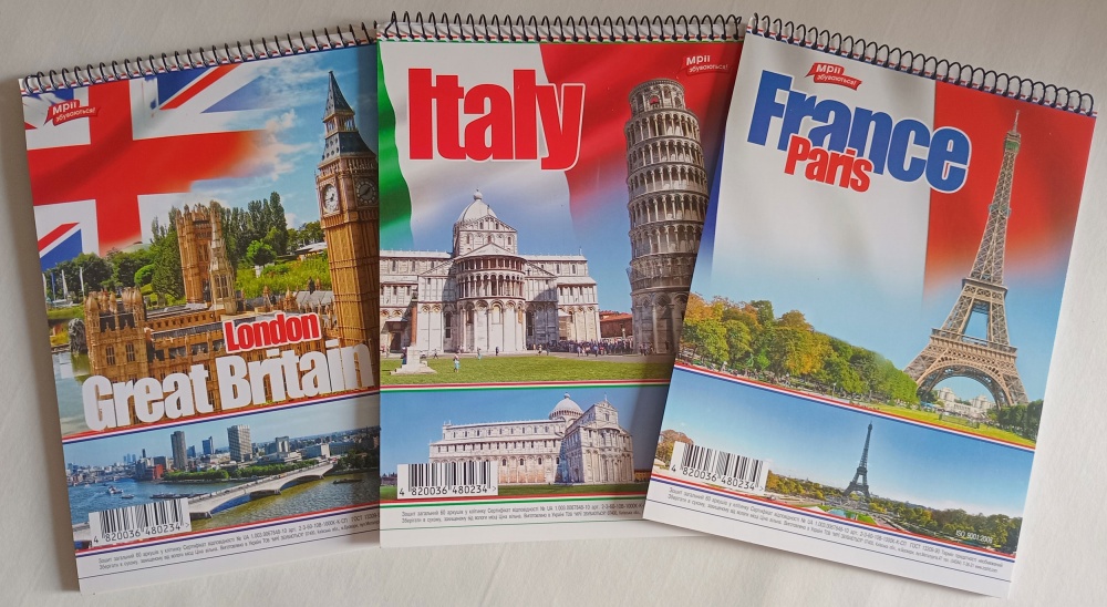 Зошит загальний А5 60 арк на спіралі