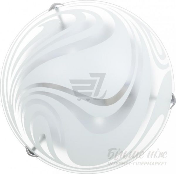 Светильник настенно-потолочный УТ Сяйво НПБ Волна 1x60 Вт E27 белый 2521 