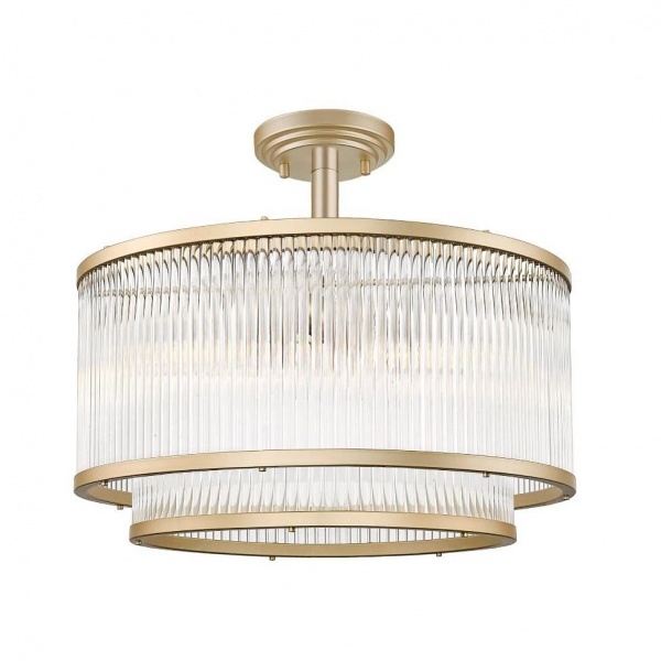 Люстра потолочная Zuma Line Sergio 5x60 Вт E14 золото 