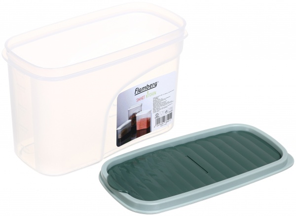 Емкость для хранения Sand 1,2 л травяная Flamberg Smart Kitchen