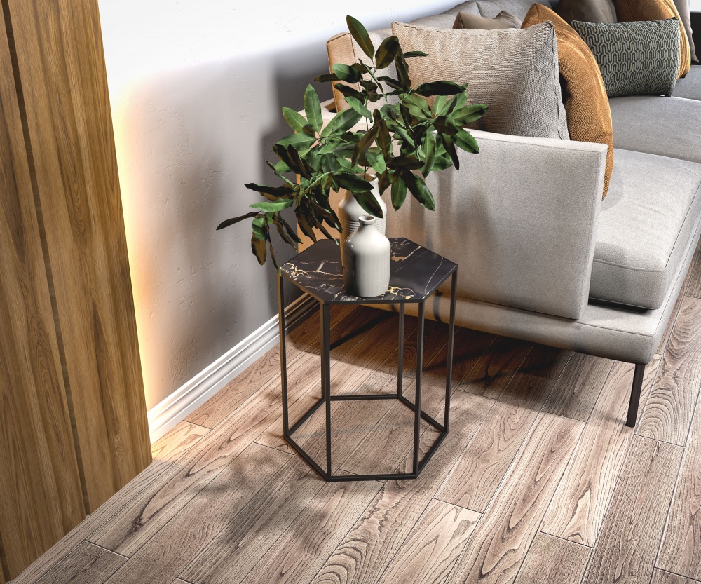 Стіл журнальний Aqua Rodos Тур RICHMOND BLACK 400x350x400мм чорний/чорний