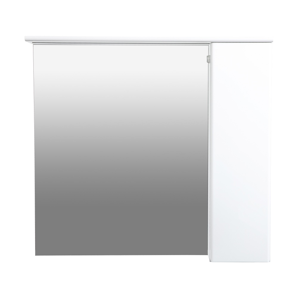 Дзеркало з шафкою Aqua Rodos LEO 80 білий глянець