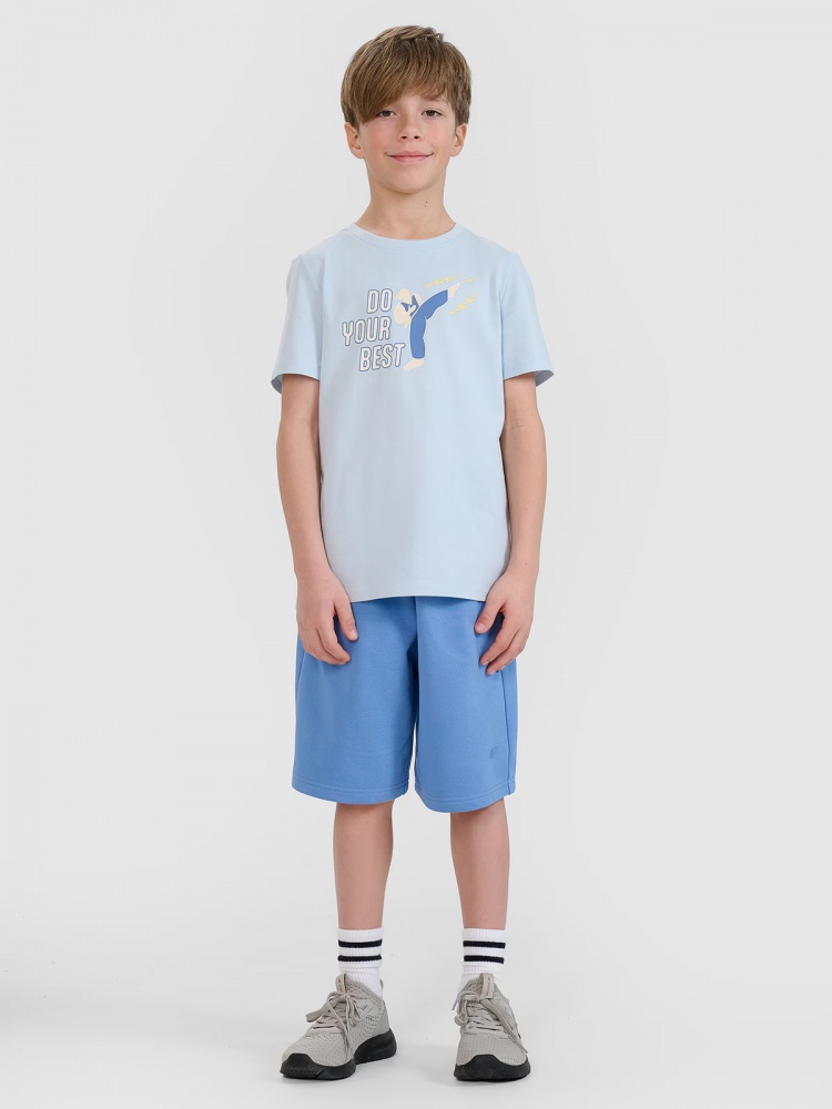 Футболка 4F TSHIRT M2643 4FJRSS25TTSHM2643-34S р.140 блакитний