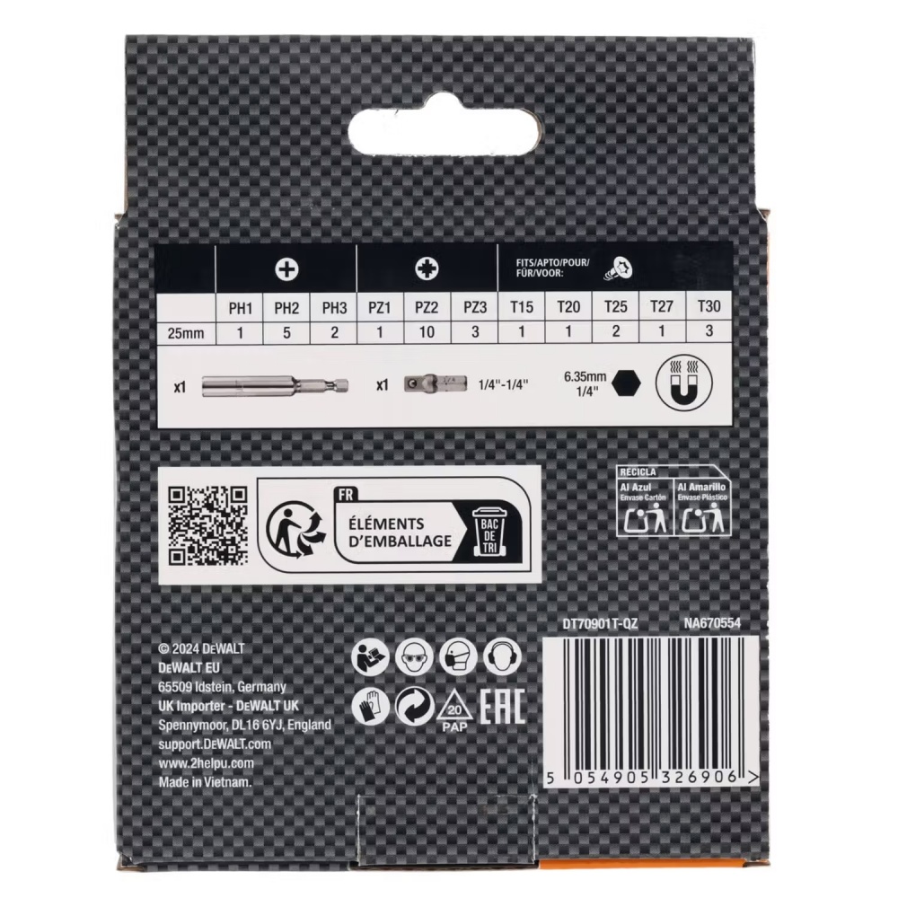Набор бит DeWalt DT70901T McLaren 32 шт. DT70901T