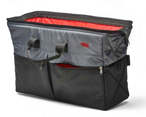 Сумка дорожня для автомобіля Дампін 35 ТрендБай 1135 чорний із сірим