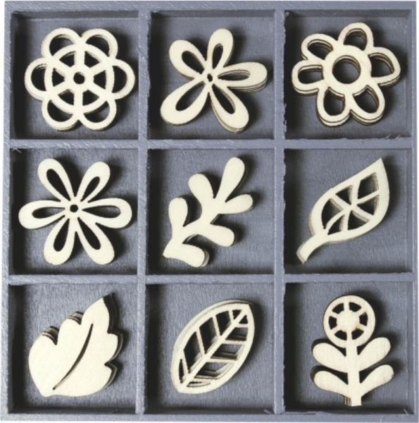 Набор заготовок Флора 10,5x10,5 см 45 шт. Knorr Prandell 