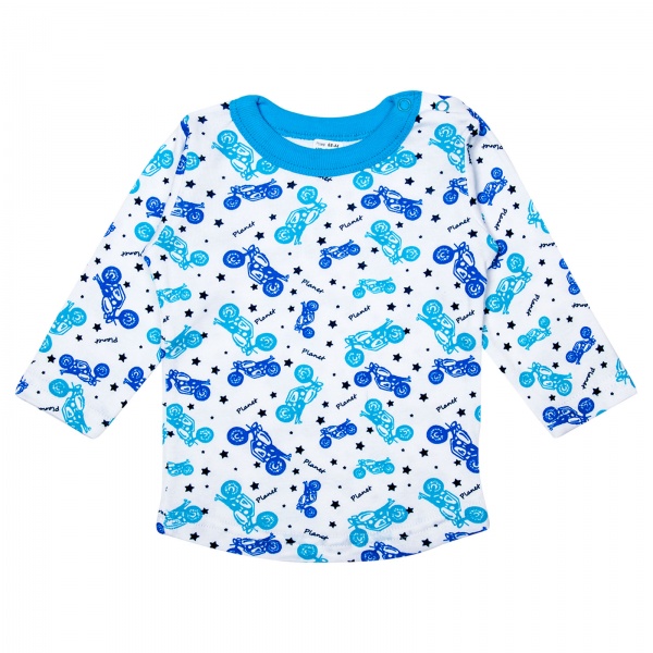 Кофта для мальчика ЛяЛя 3БК003-1 р.68 голубой 2-033 