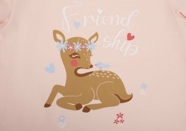 Пижама детская для девочки Roksana р.128-134 розовый №1065/16809 