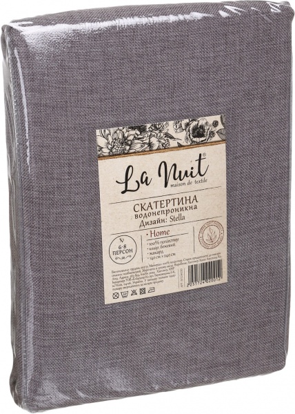 Скатерть Stella 140x240 см бежевый La Nuit 