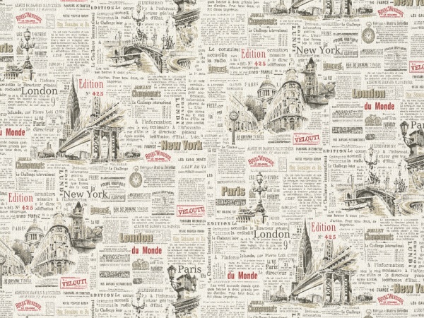 Обои виниловые на флизелиновой основе Славянские обои Elegance collection 2367-04 1,06x10,05 м 