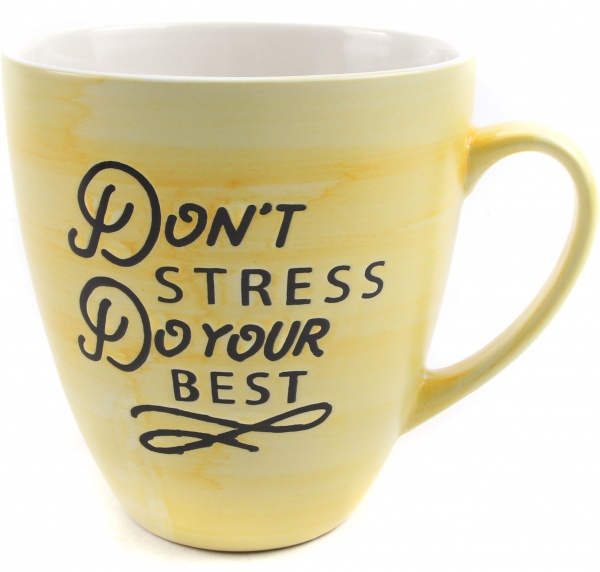 Чашка Do Your Best Yellow 920 мл Bella Vita