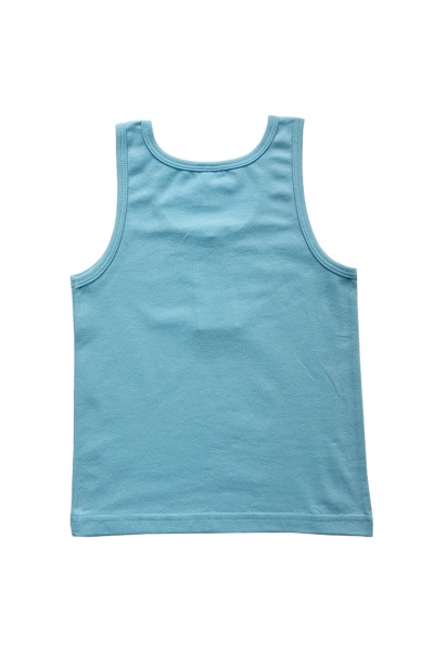 Майка для мальчиков Роза р.116 голубой 210414 