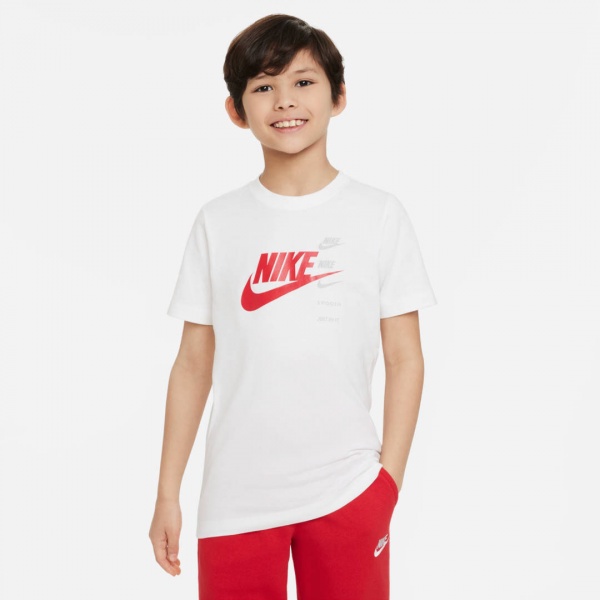 Футболка Nike B NSW SI SS TEE FN7713-100 р.S білий