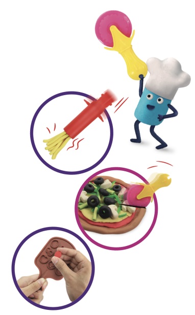 Набір для ліплення DGT-ART Піца-майстер TY4456