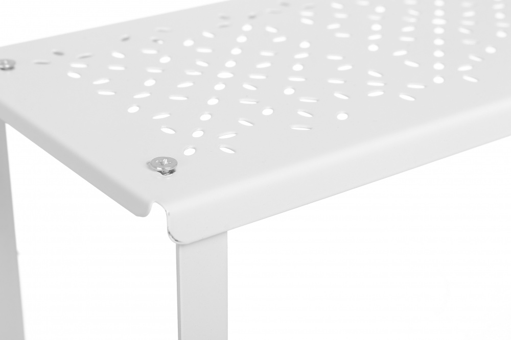 Полка Flamberg Small 315х130х155 мм настольная белая